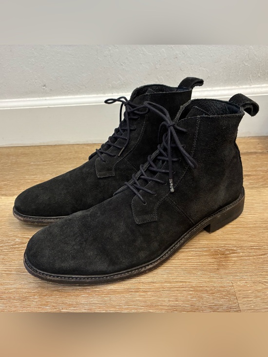 AllSaints Trent Chukka Boots Classic Design Crafted Black Suede Size 45 main image 13